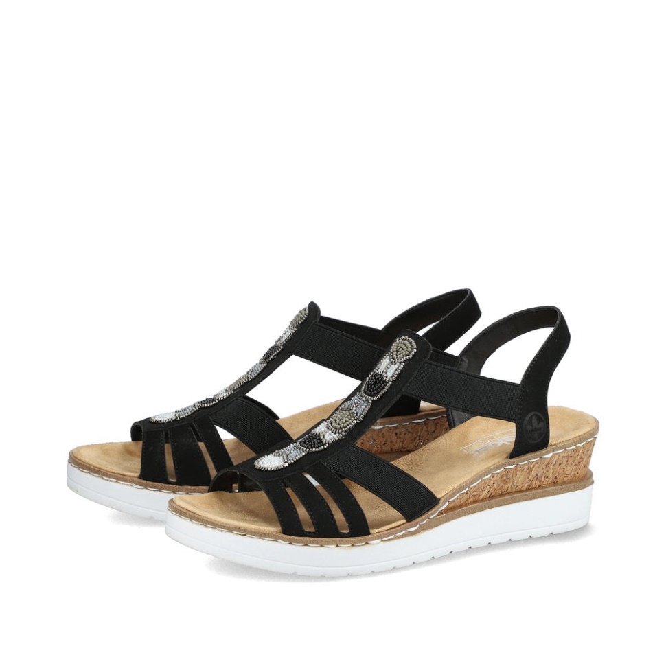 Rieker Svart V38f9 Fanni