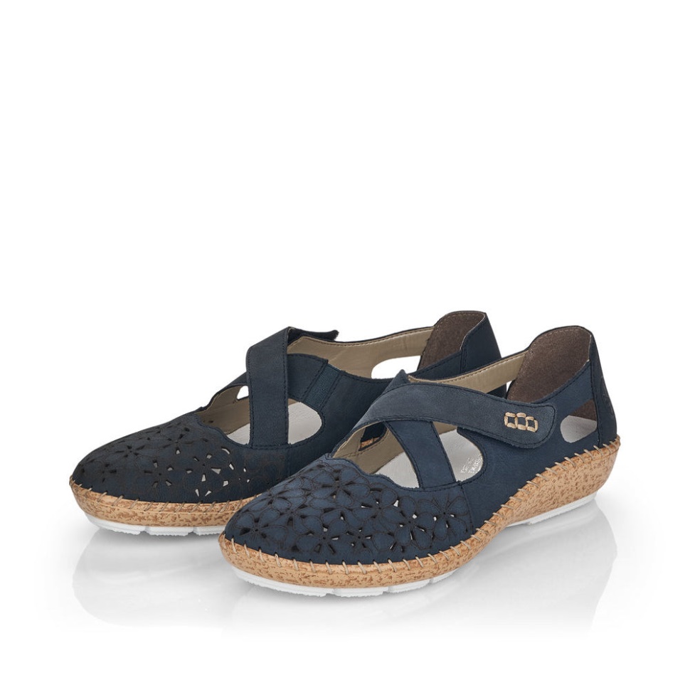 Rieker Blå 44856 Cindy