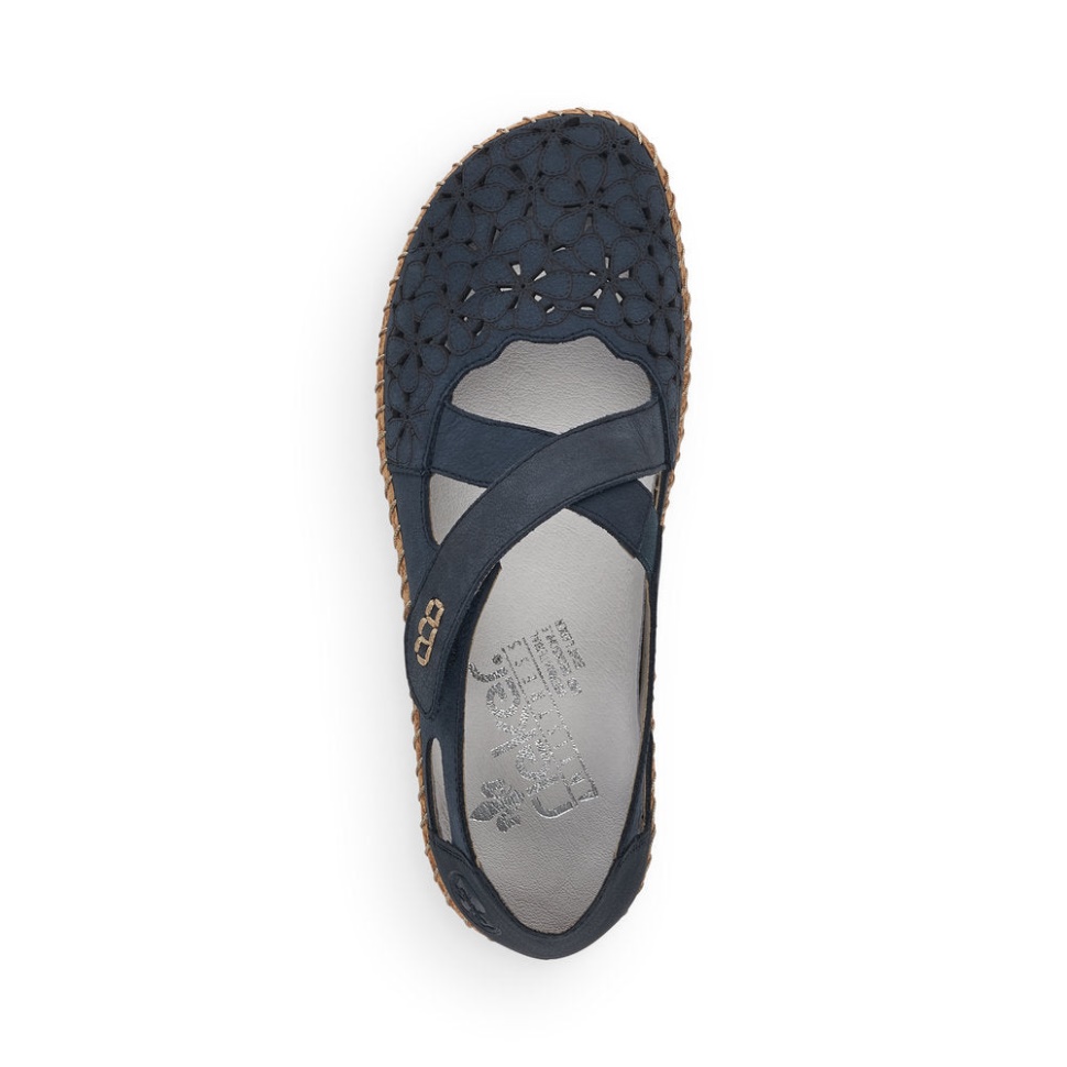 Rieker Blå 44856 Cindy