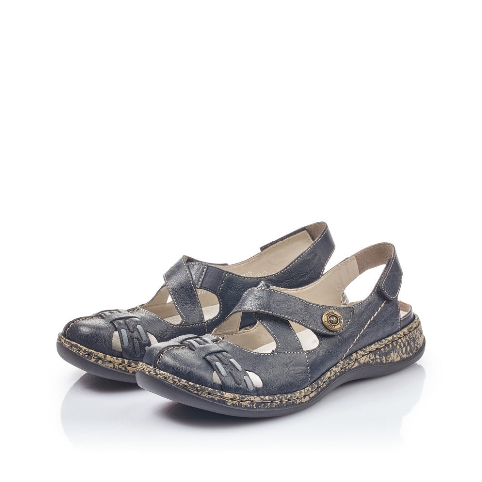 Rieker Blå 46377 Tusenfryd