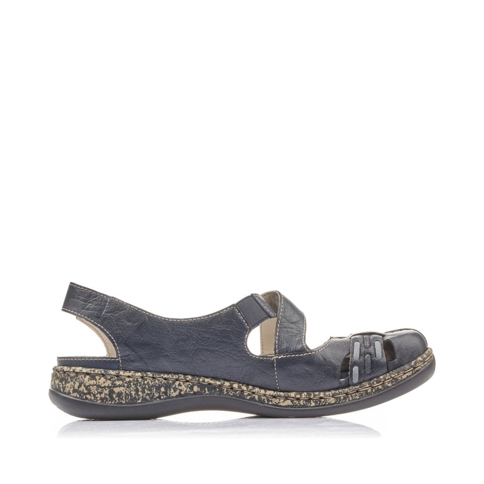 Rieker Blå 46377 Tusenfryd