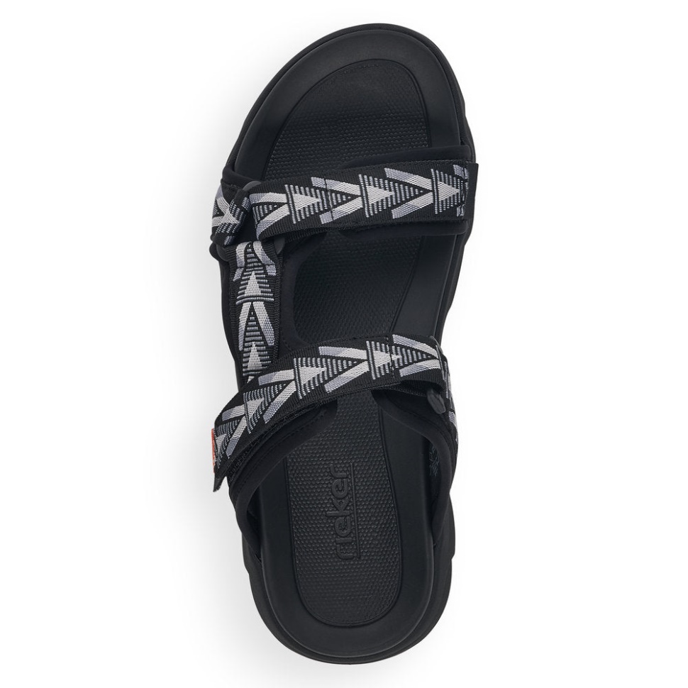 Rieker Schwarz 20801 Keisersnitt For Menn