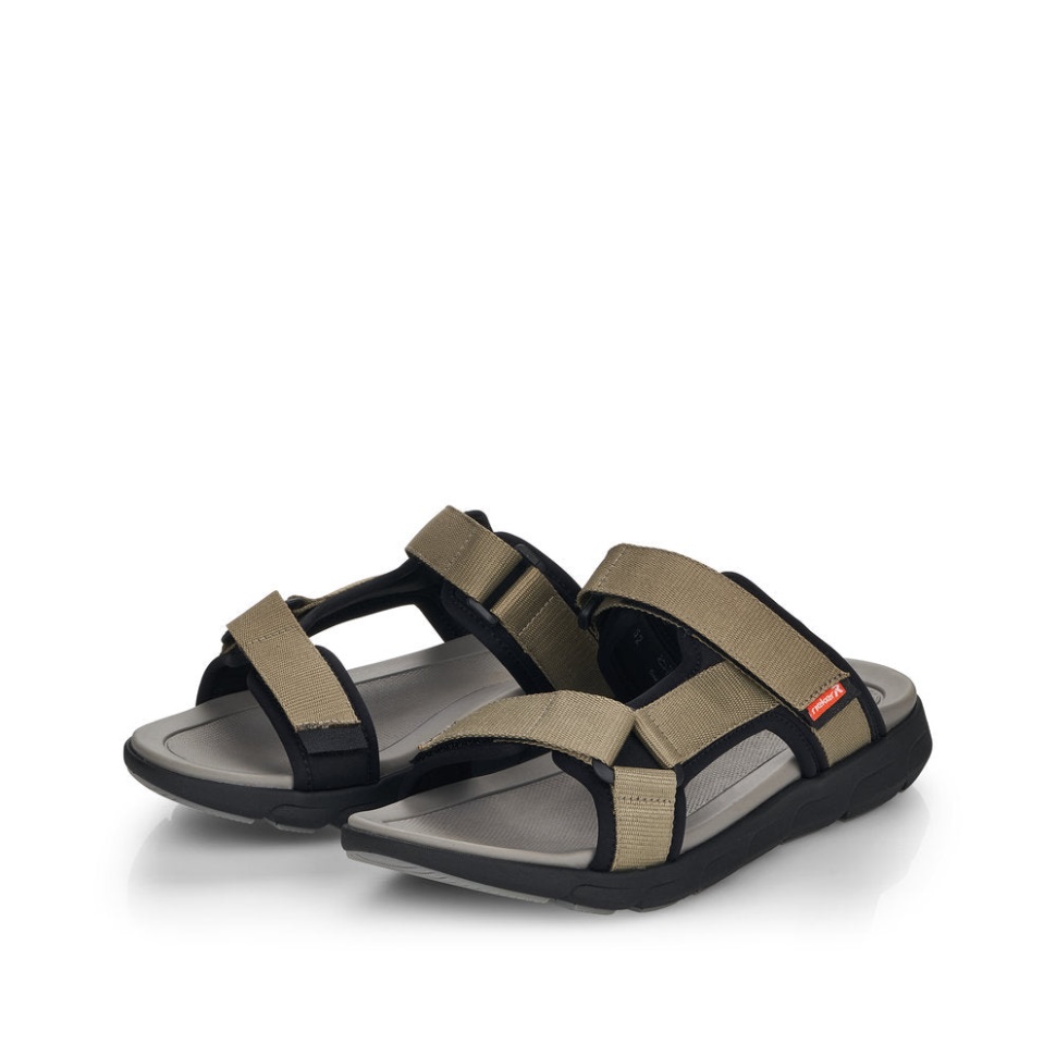 Rieker Schwarz 20801 Keisersnitt For Menn