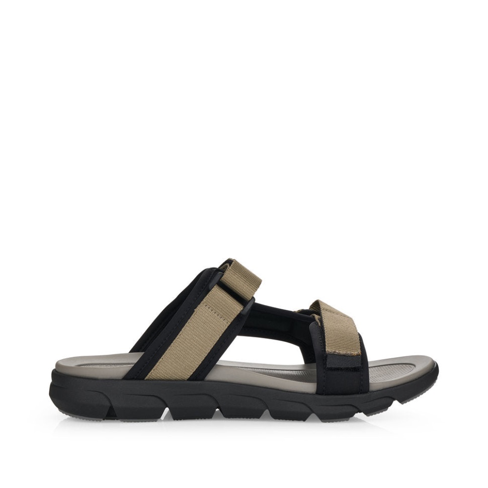 Rieker Schwarz 20801 Keisersnitt For Menn