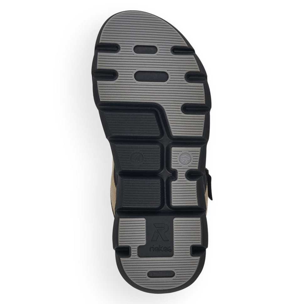 Rieker Schwarz 20801 Keisersnitt For Menn