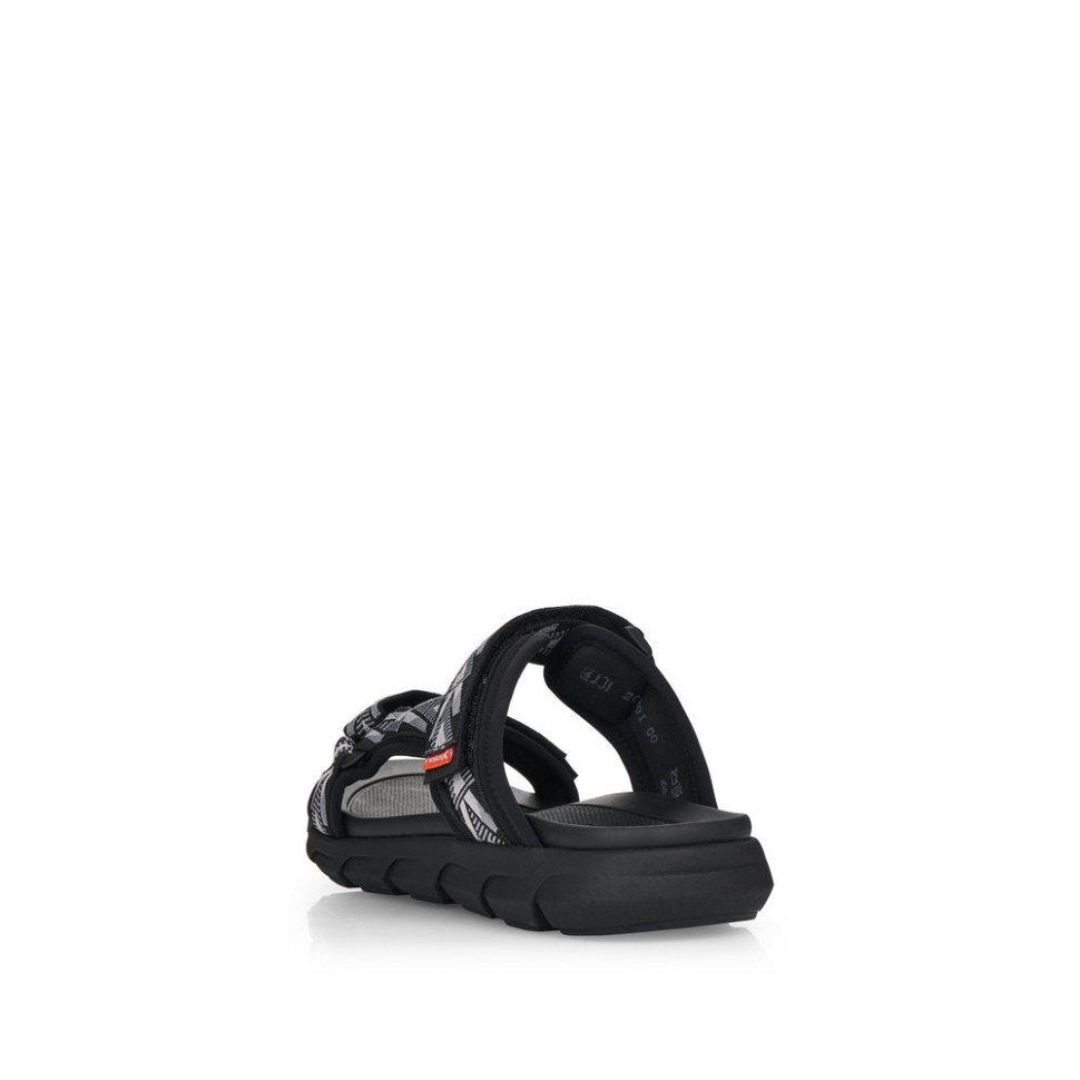 Rieker Schwarz 20801 Keisersnitt For Menn