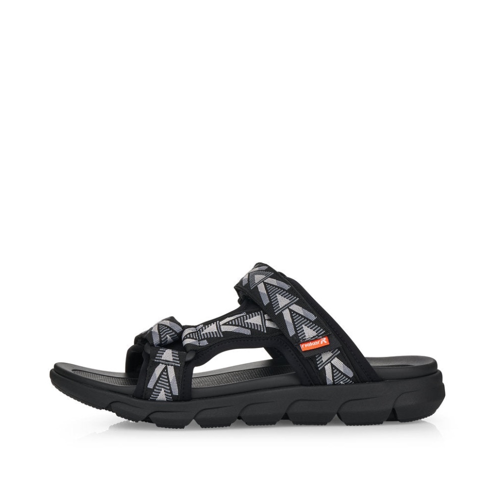 Rieker Schwarz 20801 Keisersnitt For Menn