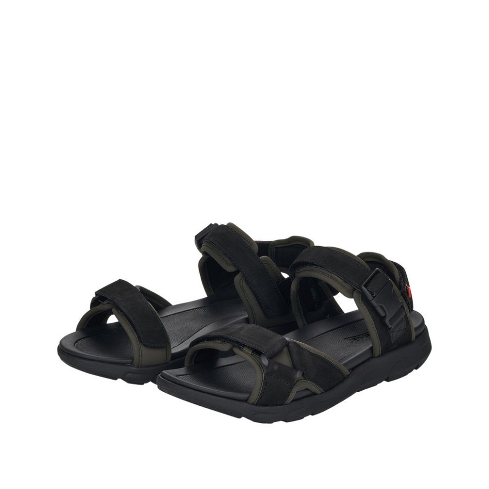 Rieker Schwarz 20803 Keisersnitt For Menn