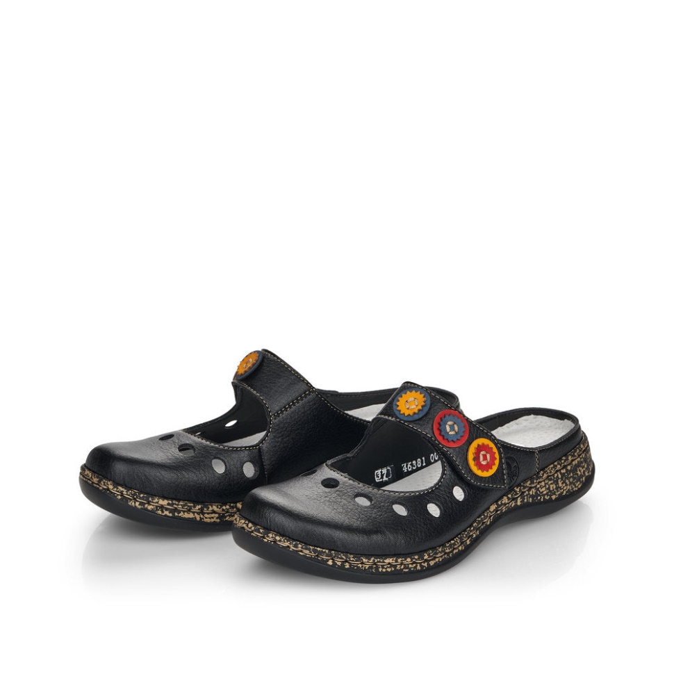 Rieker Svart 46381 Tusenfryd