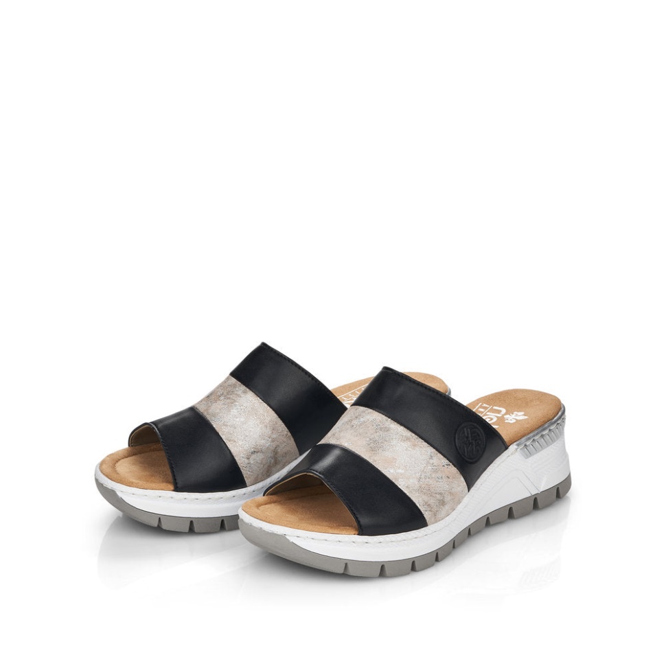 Rieker Svart 66492 Rose