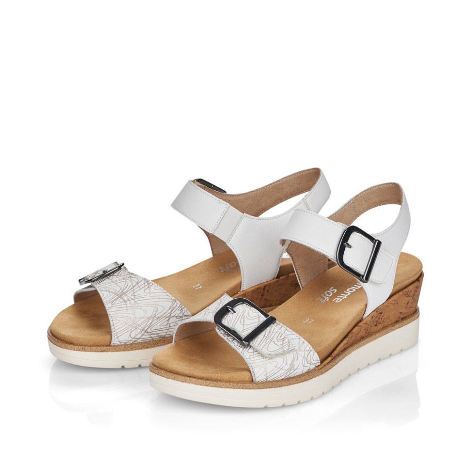 Rieker Hvit R6152 Lolita